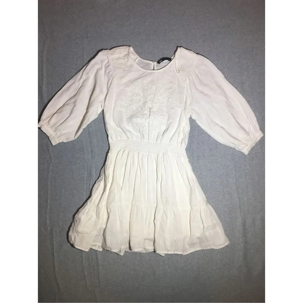 Zara White Mini Dress